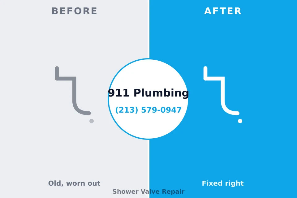 Before and after: plumbing company Stanleytown, VA